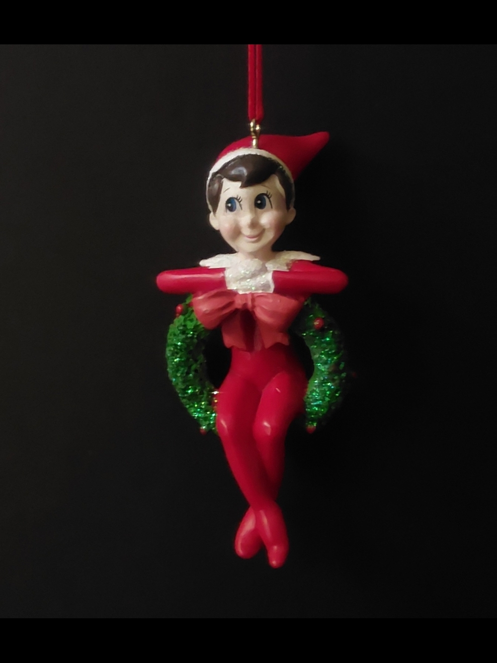 DEPT 56 Red Elf Ornament